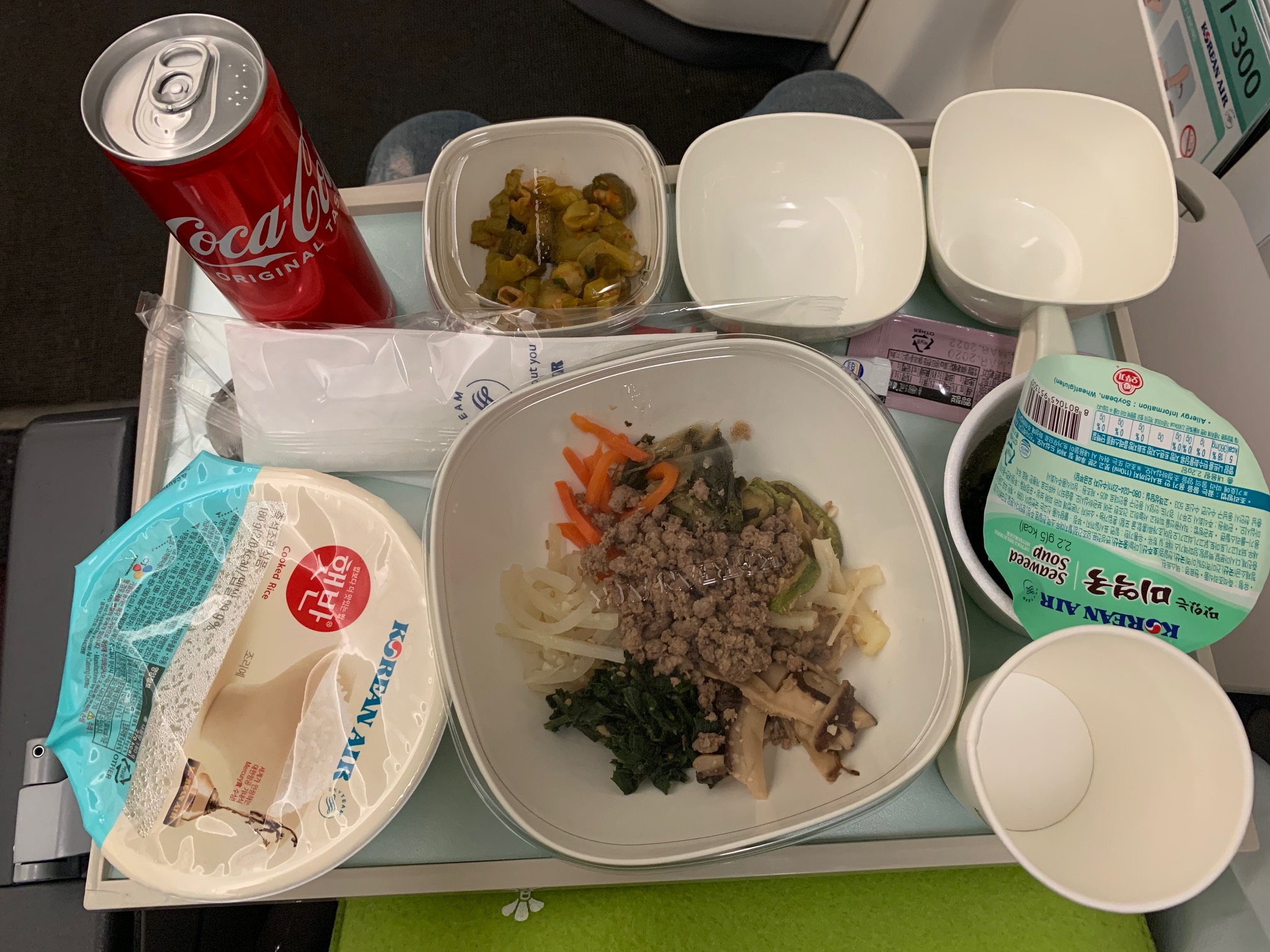 한국에서 싱가포르, 대한항공 VTL 탑승 후기