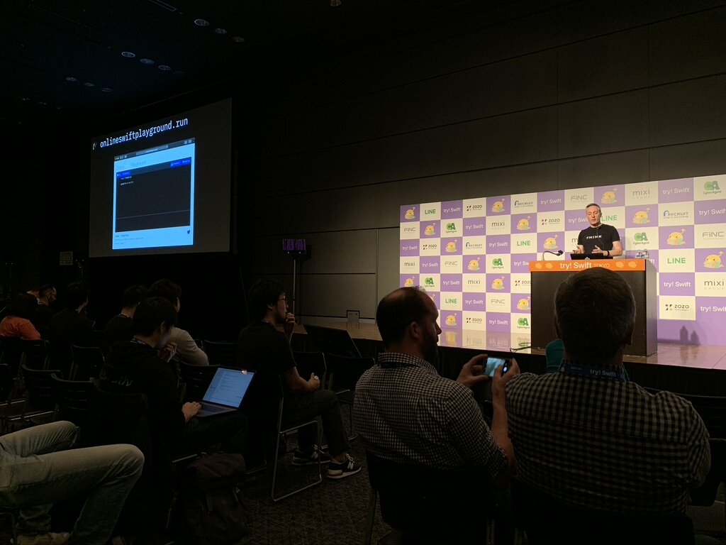 He made a presentation about Kitura.