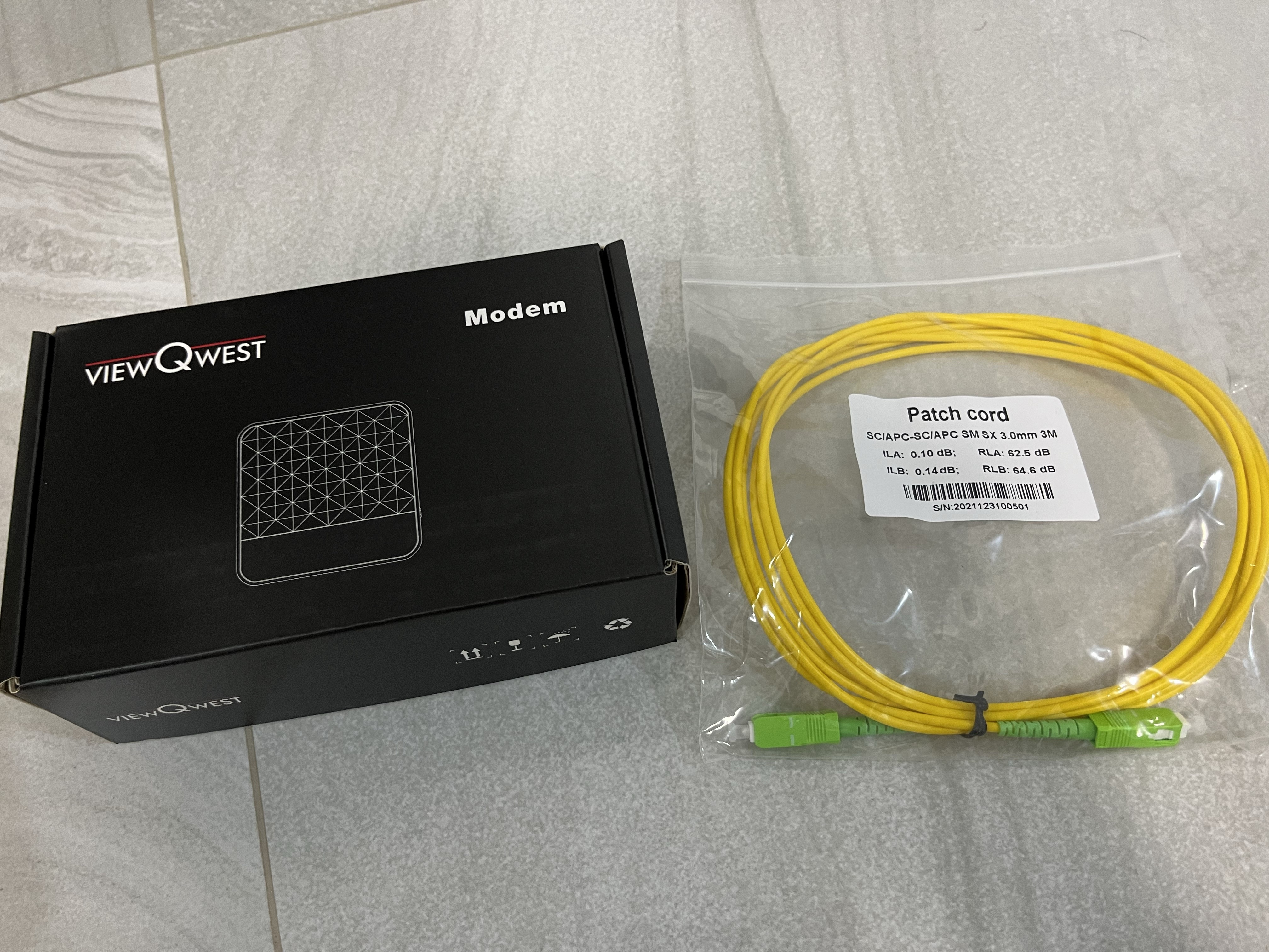 싱가포르 생활, 인터넷 VIEW QWEST 업체로 신청하다